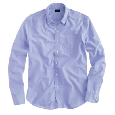 Secret Wash shirt in end-on-end cotton
