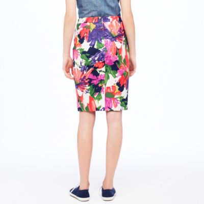 No. 2 pencil skirt in garden floral