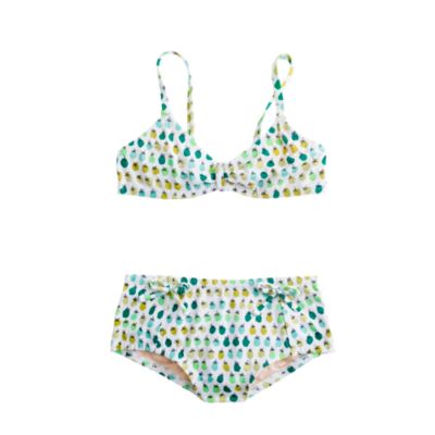 Girls' bikini set in prickly pear