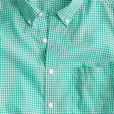 Secret Wash lightweight shirt in Gabel gingham
