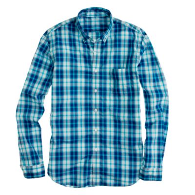 Secret Wash lightweight shirt in Rangley check
