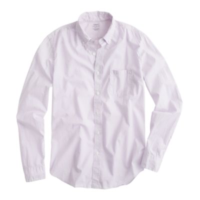 Slim Secret Wash lightweight shirt in Hancock stripe