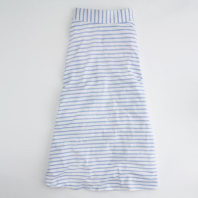 Factory slim-stripe knit maxiskirt