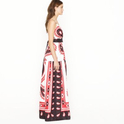 Bandana paisley maxidress