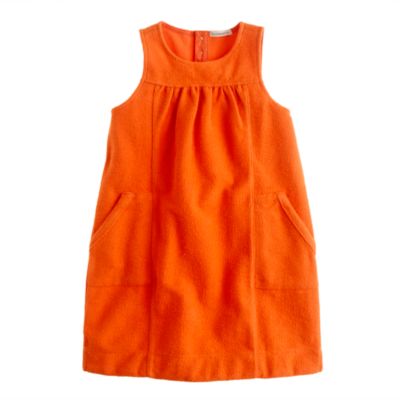 Girls' terry shift dress
