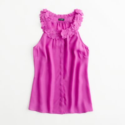 Factory petal-collar cami