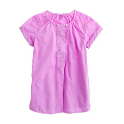 Girls' button tunic