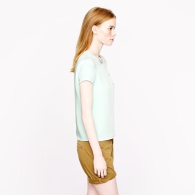 Collection silk crepe tee
