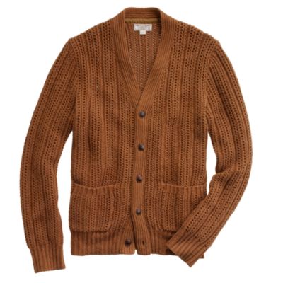 Wallace & Barnes ribbed cardigan