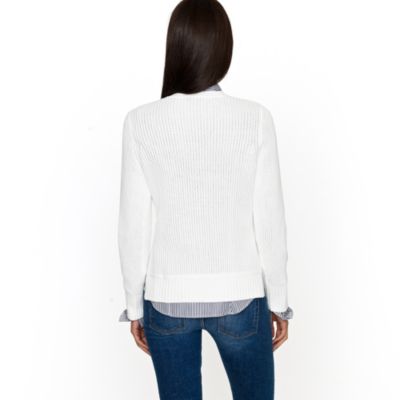 Cotton stitch sweater