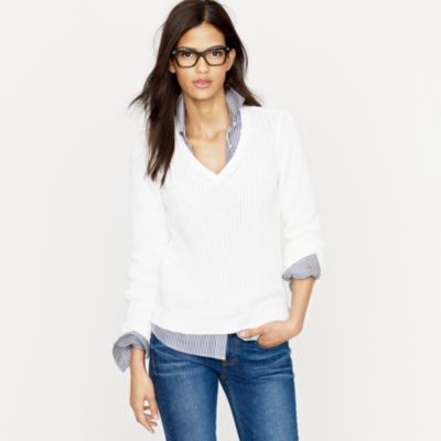 Cotton stitch sweater