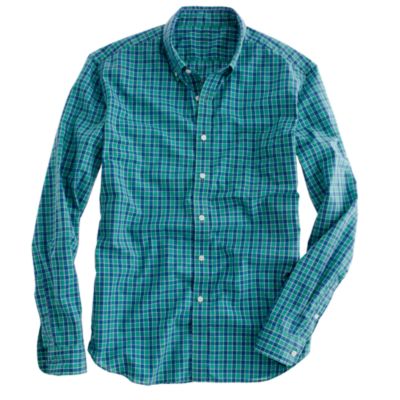 Secret Wash lightweight shirt in Brower check