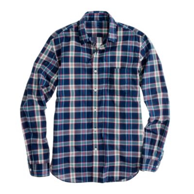Secret Wash lightweight shirt in Pattersen plaid
