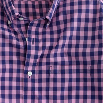 Secret Wash shirt in bright gingham
