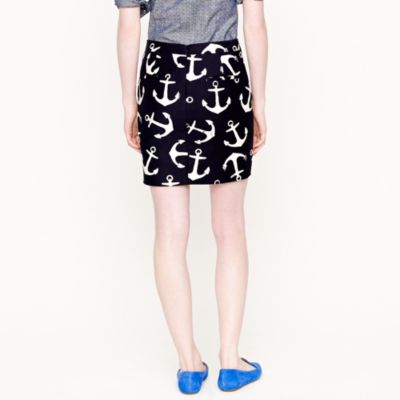 Postage stamp mini in dizzy anchors