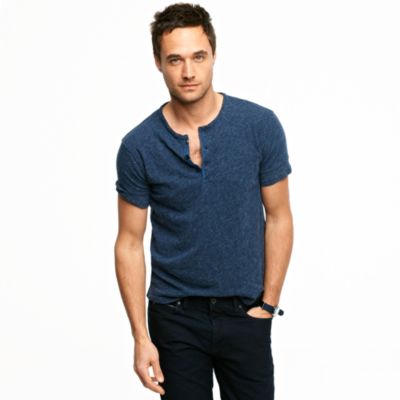Workwear short-sleeve henley