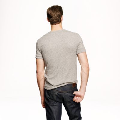 Stock jersey short-sleeve henley