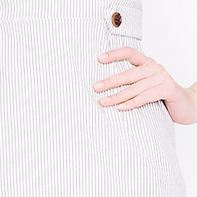 Attach&eacute; dress in seersucker