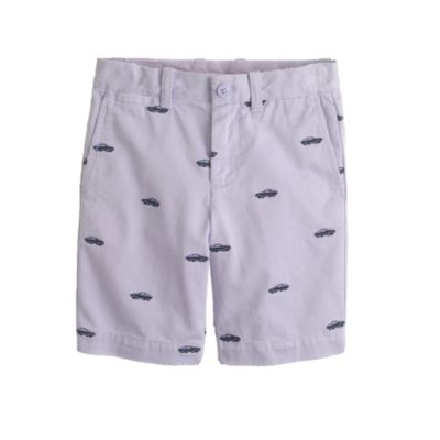 Boys' Stanton short in embroidered garment-dyed chino