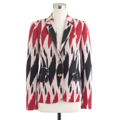 Collection schoolboy blazer in ikat