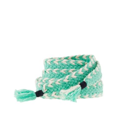 Chevron tie belt