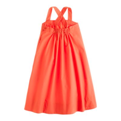 Girls' poplin maxidress