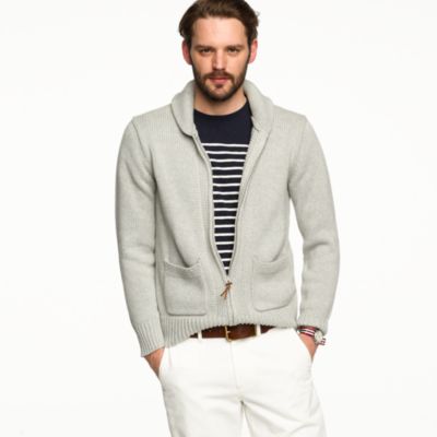 Patch-pocket cardigan