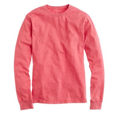 Broken-in long-sleeve tee
