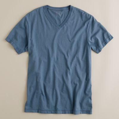 Broken-in V-neck tee
