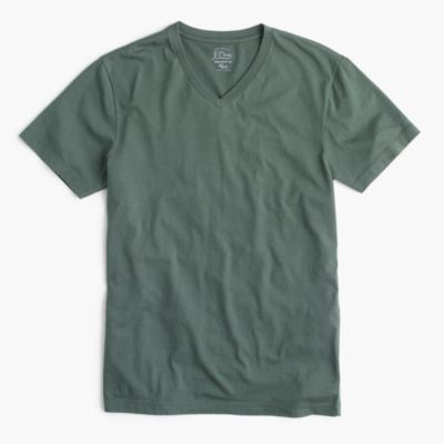 Broken-in V-neck tee