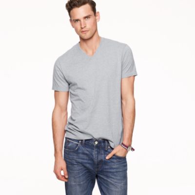 Broken-in V-neck tee