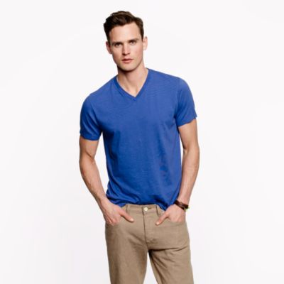 Broken-in V-neck tee