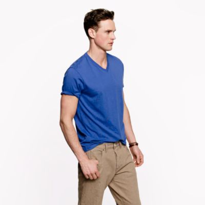 Broken-in V-neck tee