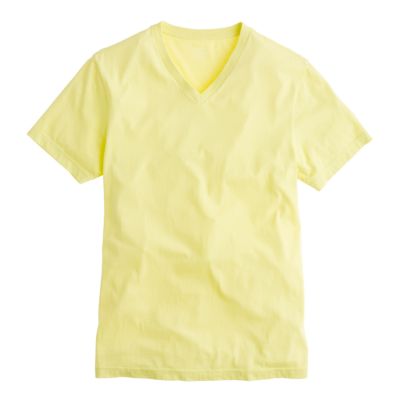 Broken-in V-neck tee