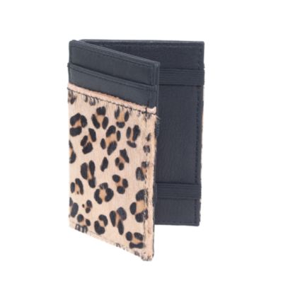 Magic wallet in calf hair