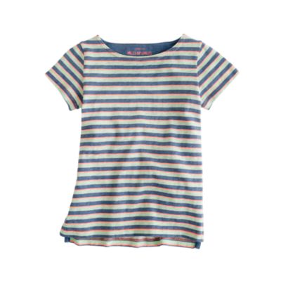 Girls' super-stripe tee