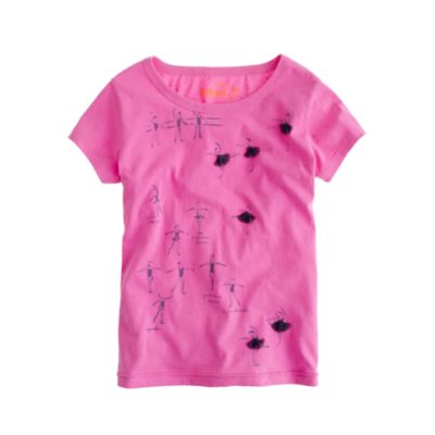 Girls' tiny tutus tee