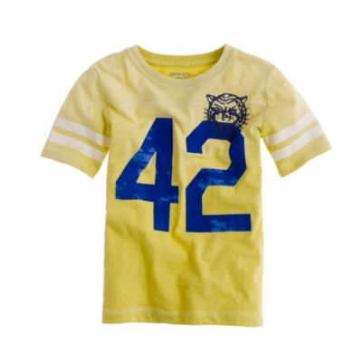 Boys' #42 tiger football tee