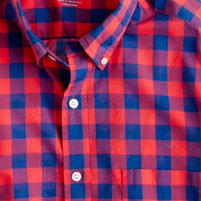Secret Wash lightweight shirt in Fliss check
