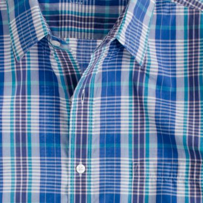 Secret Wash lightweight shirt in Shelton check