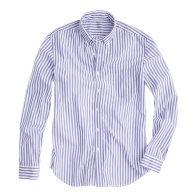 Secret Wash lightweight shirt in sea stripe