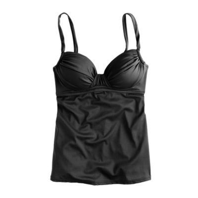 Ruched french swing top