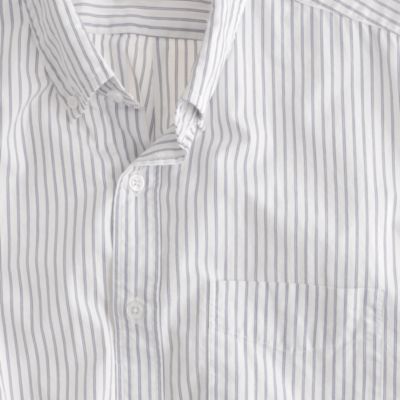 Secret Wash short-sleeve shirt in Tannen stripe