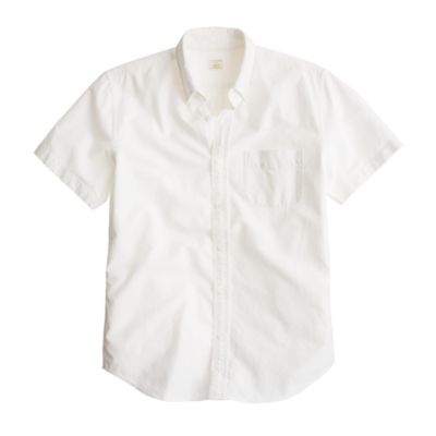 Sun-faded oxford short-sleeve shirt