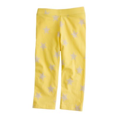 Girls' capri leggings in stars