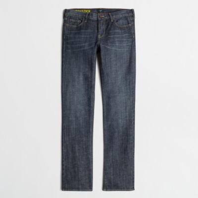 Factory straight and narrow jean in indigo wash