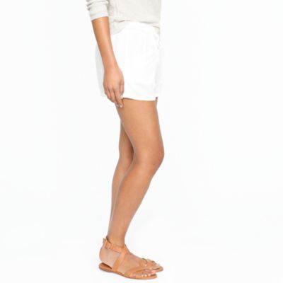 Linen drawstring short