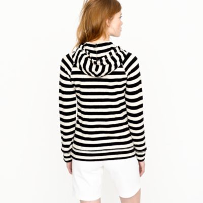 Stripe popover hoodie