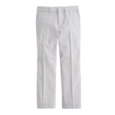 Boys' seersucker pant in slim fit