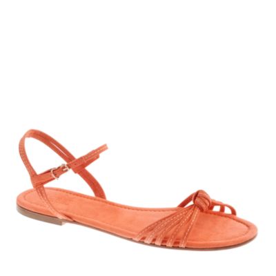 Ready-or-not suede sandals